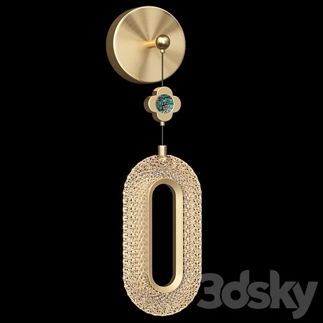 Wall lamp LUARA WALL C 3D Model Wall lamp LUARA WALL C 3D Model