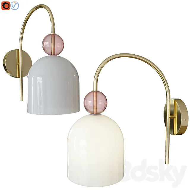 Wall lamp Lumion Gillian 4589_1W 3D Model Wall lamp Lumion Gillian 4589_1W 3D Model