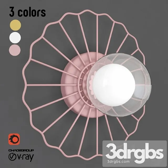 Wall lamp lumion mimi 3D Model Download