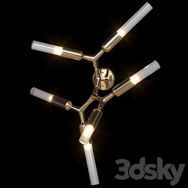 Wall lamp Luxxu – SHARD WALL 3D Model Wall lamp Luxxu – SHARD WALL 3D Model