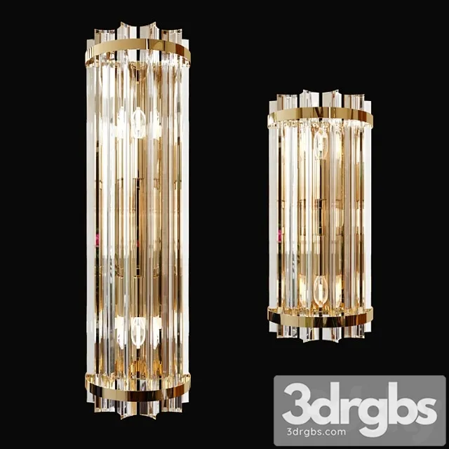 Wall lamp made of glass garda decor (set of 2 – 55cm and 35cm) Wall lamp made of glass garda decor (set of 2 – 55cm and 35cm)