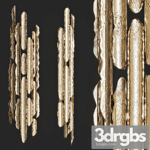 Wall lamp made of metal plates enigma vetvi store Wall lamp made of metal plates enigma vetvi store