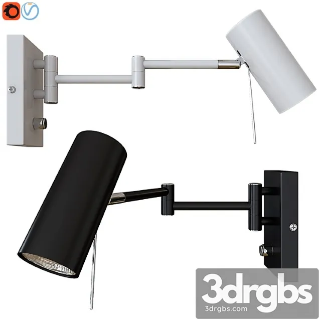 Wall lamp markslojd 105300 roma 3D Model Download