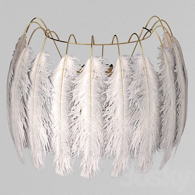 Wall lamp Mineheart FEATHER 3DModel Wall lamp Mineheart FEATHER 3DModel