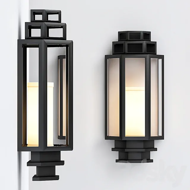 Wall Lamp Monticello Eichholtz 3D Model