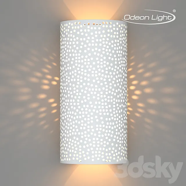 Wall lamp ODEON LIGHT 3546 _ 1W GIPS 3D Model