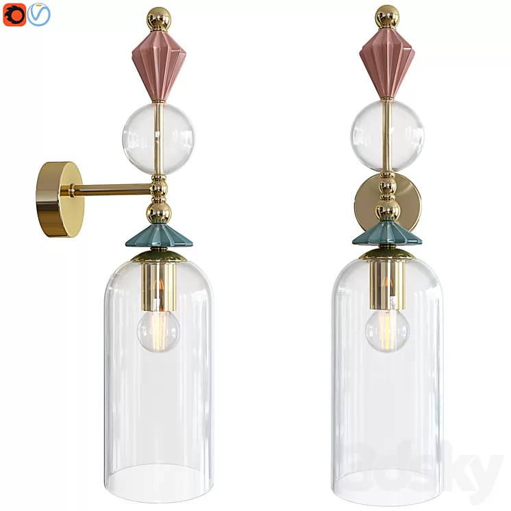 Wall lamp Odeon Light 4855 1WA BIZET 3D Model Free Download Wall lamp Odeon Light 4855 1WA BIZET 3D Model Free Download