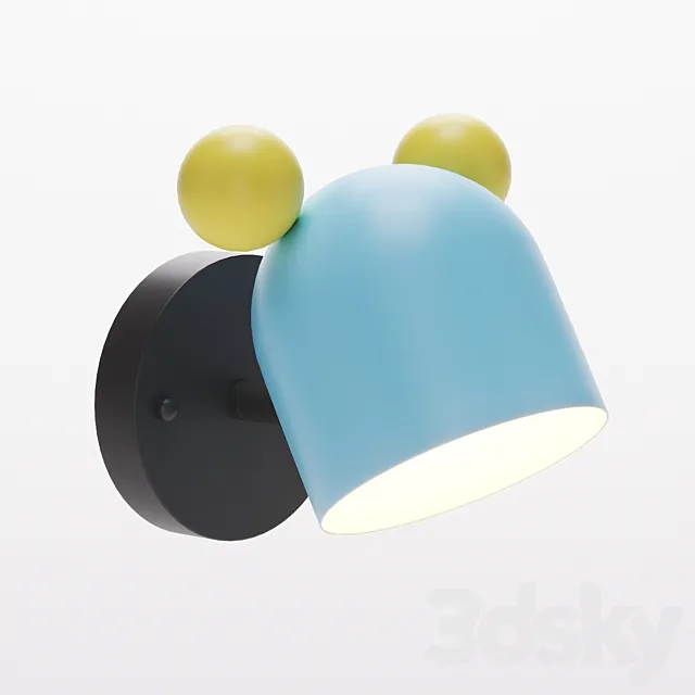Wall lamp Odeon Light MICKEY 3DModel Wall lamp Odeon Light MICKEY 3DModel