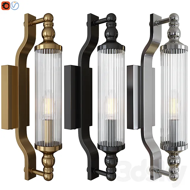 Wall lamp Odeon Light Tolero 4943_1W 3D Model Wall lamp Odeon Light Tolero 4943_1W 3D Model