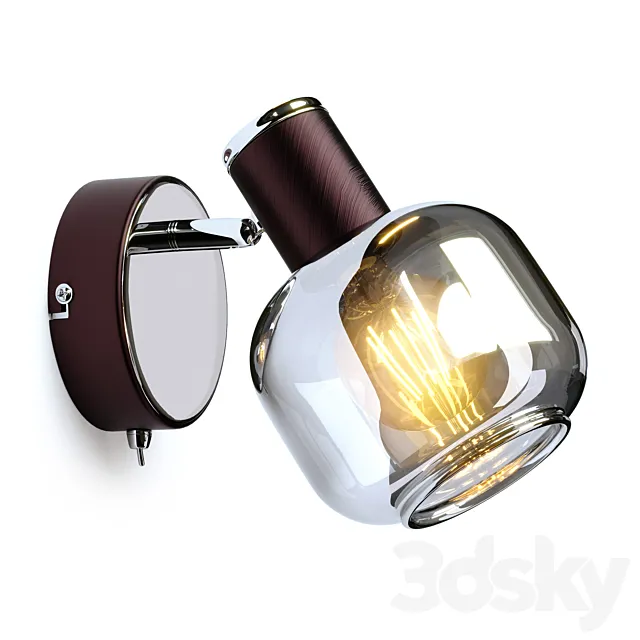 Wall lamp Pallo Vintage Design Spot 3D Model Wall lamp Pallo Vintage Design Spot 3D Model