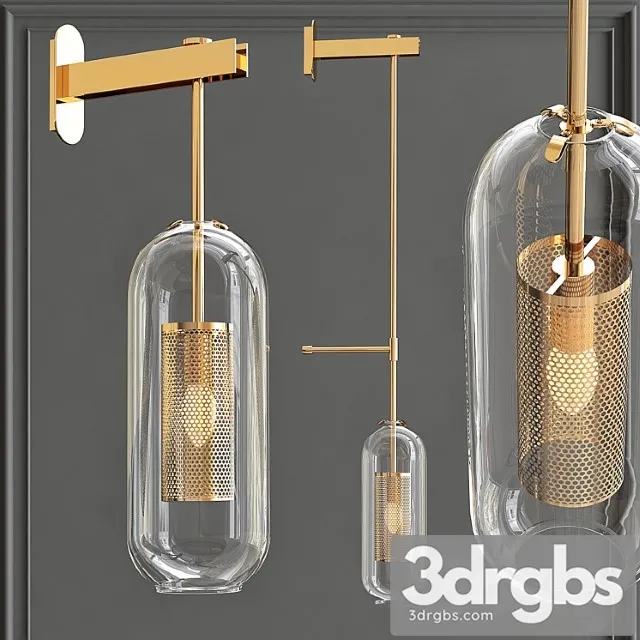 Wall lamp perforation wall lamp Wall lamp perforation wall lamp