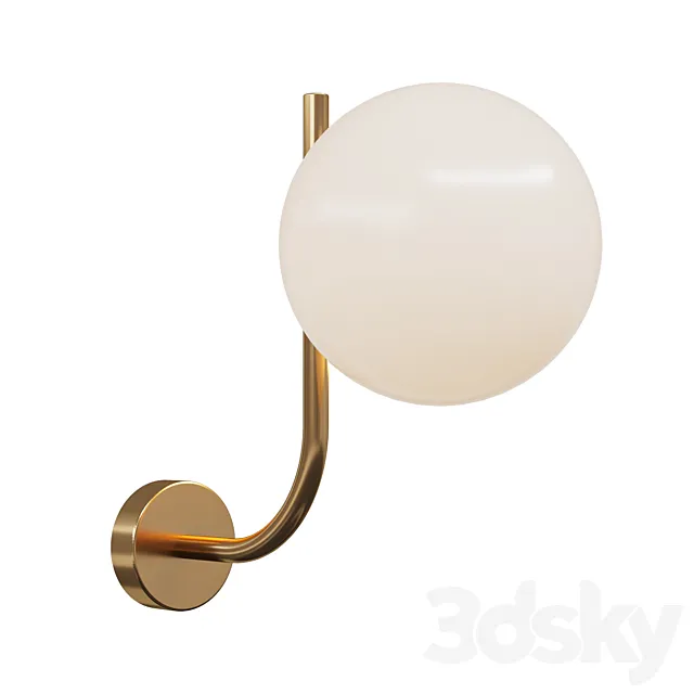 Wall lamp Rendez-vous MOD109WL-01BS 3D Model Wall lamp Rendez-vous MOD109WL-01BS 3D Model