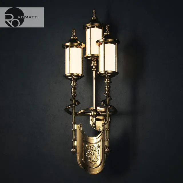 Wall lamp Romatti 3D Model Wall lamp Romatti 3D Model