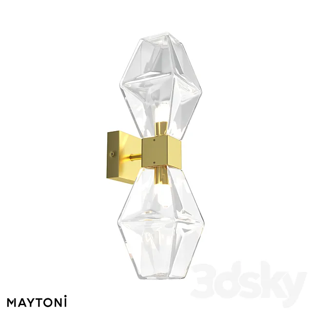Wall lamp (sconce) Cocktail time MOD325WL-02G 3D Model Wall lamp (sconce) Cocktail time MOD325WL-02G 3D Model