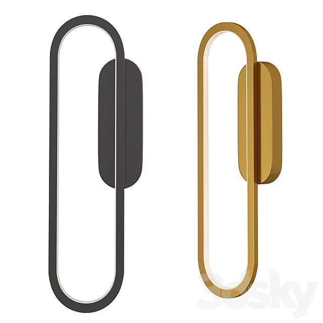 Wall lamp (Sconce) KLIPAS by Romatti Brass 3D Model