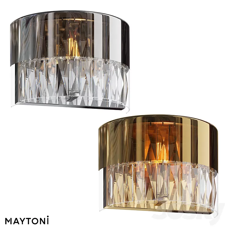 Wall lamp (sconce) MOD313WL-01CH MOD313WL-01G ?? 3D Model