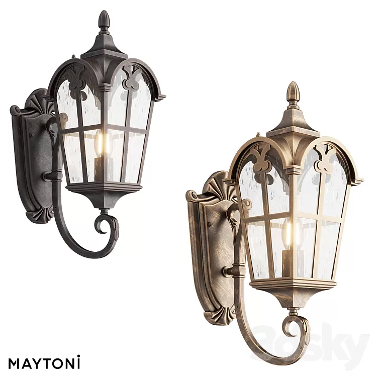 Wall lamp (sconce) O413WL-01BZ1 O413WL-01GB1 OM 3D Model