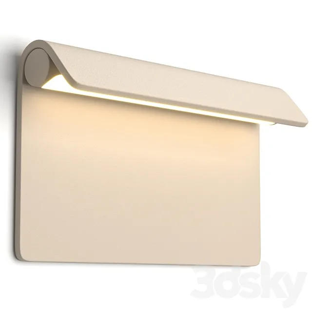 Wall lamp (sconce) PIEGA 140 3D Model Wall lamp (sconce) PIEGA 140 3D Model