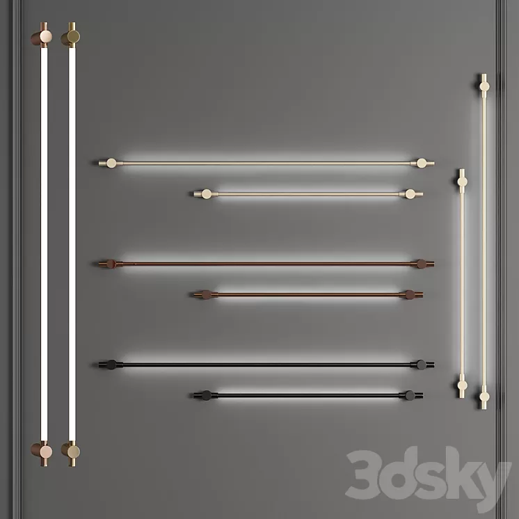 wall lamp set gj 3D Model