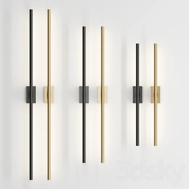 Wall lamp Skandi Minimal 03 3D Model Wall lamp Skandi Minimal 03 3D Model