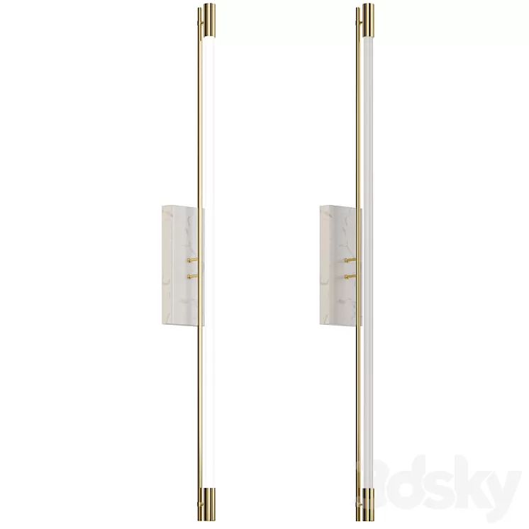 Wall lamp SLENDER from Artefacto 3D Model Wall lamp SLENDER from Artefacto 3D Model