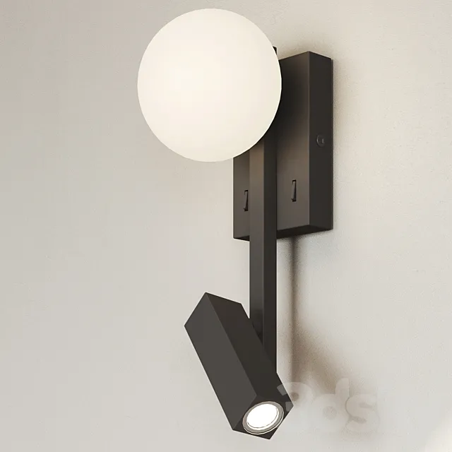 Wall lamp ST Luce BOTELLI SL1581.401.02 3D Model Wall lamp ST Luce BOTELLI SL1581.401.02 3D Model