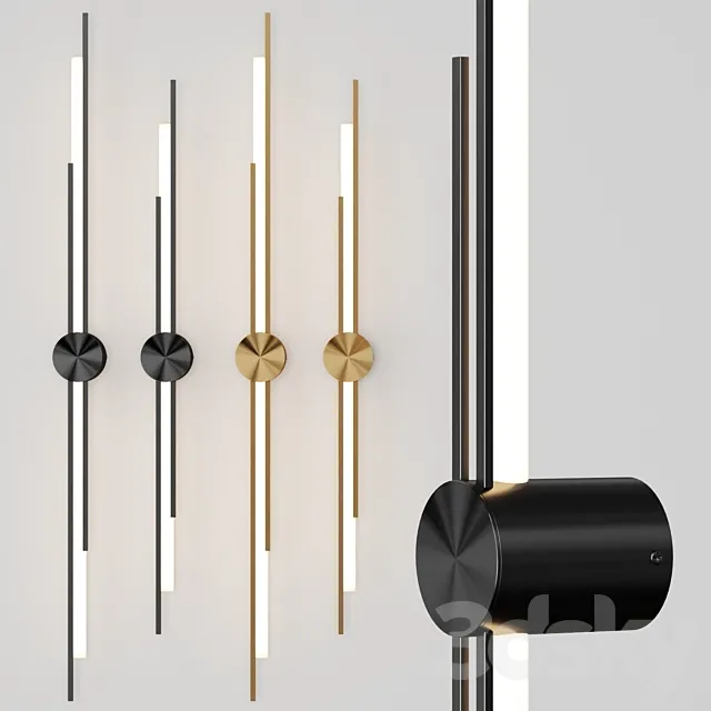Wall lamp Tinus Lampatron 3D Model Wall lamp Tinus Lampatron 3D Model