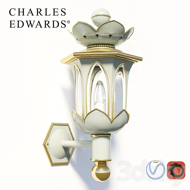Wall lamp Troubadour Charles Edwards 3D Model