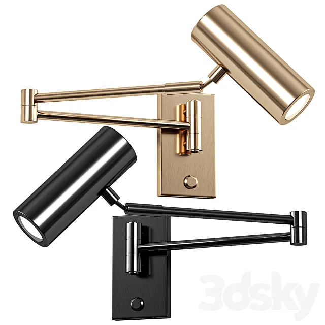 Wall lamp VALLBO LUX 3D Model Wall lamp VALLBO LUX 3D Model