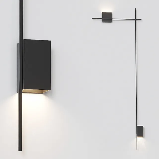 Wall lamp Vibia STRUCTURAL 2400×840 3D Model