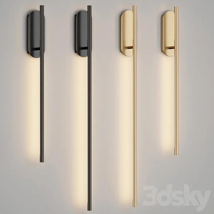 Wall lamp VIRGINIA Lampatron 3D Model Free Download