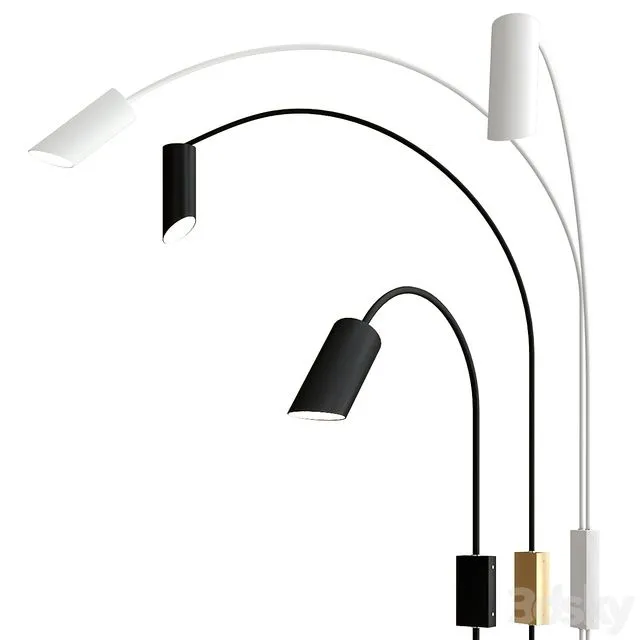 Wall lamp WALLSTER By Dark 3D Model Wall lamp WALLSTER By Dark 3D Model