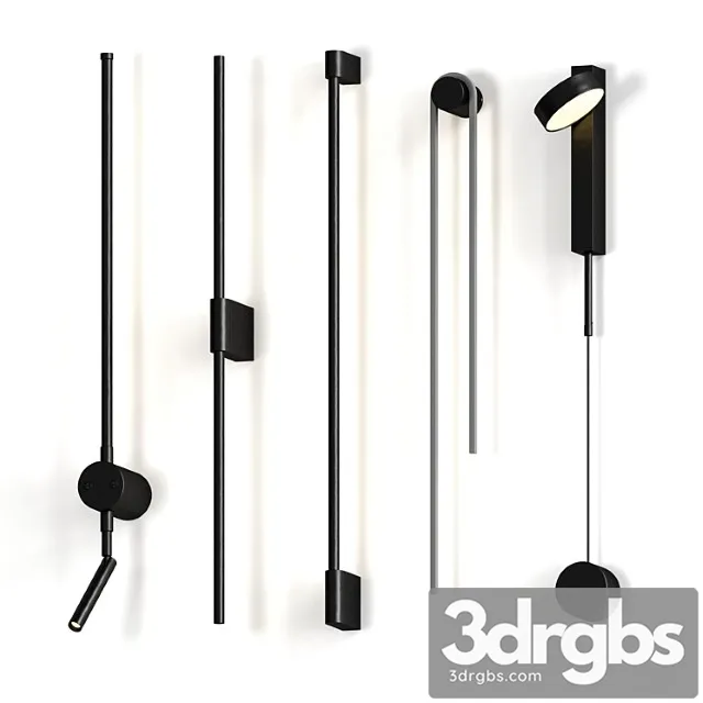Wall Lamps Collection 2 1 3D Model Download