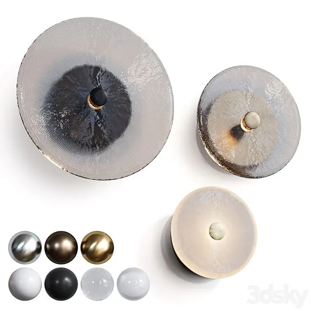 Wall lamps CORAL from Soktas 3D Model Wall lamps CORAL from Soktas 3D Model