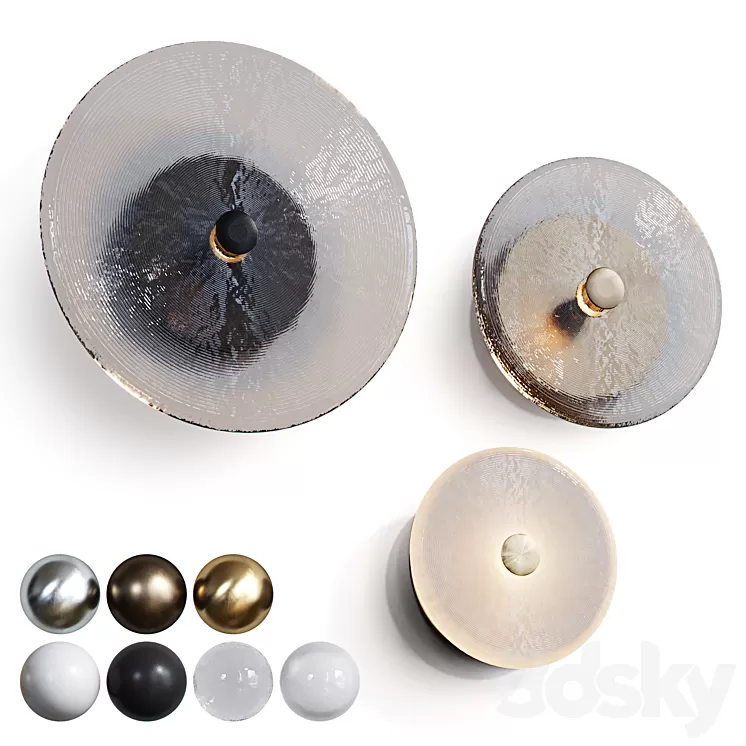 Wall lamps CORAL from Soktas 3D Model Free Download