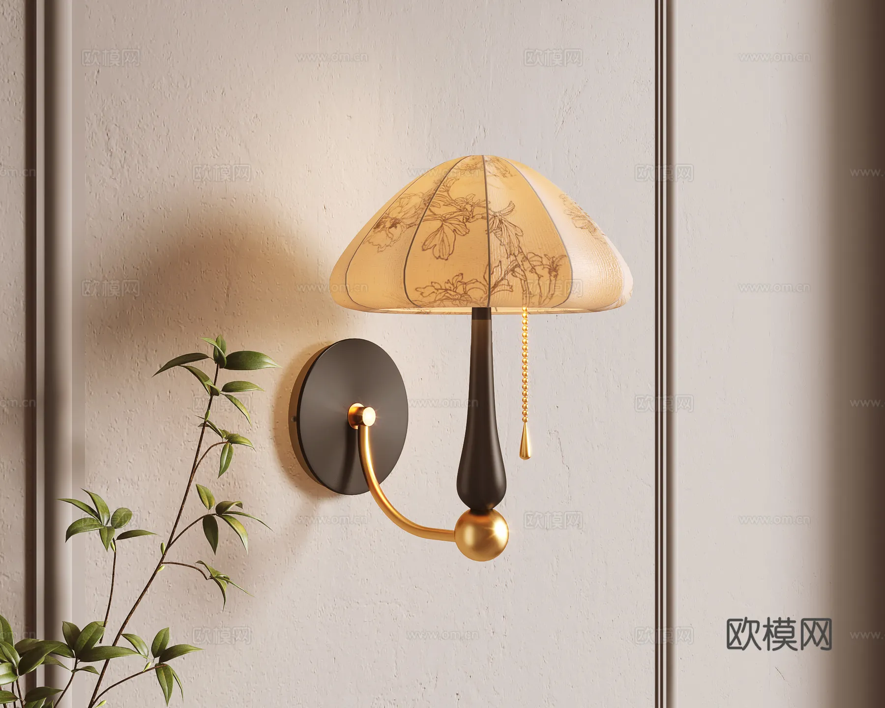 Wall Light 3D Gratis – 002 – VRAY