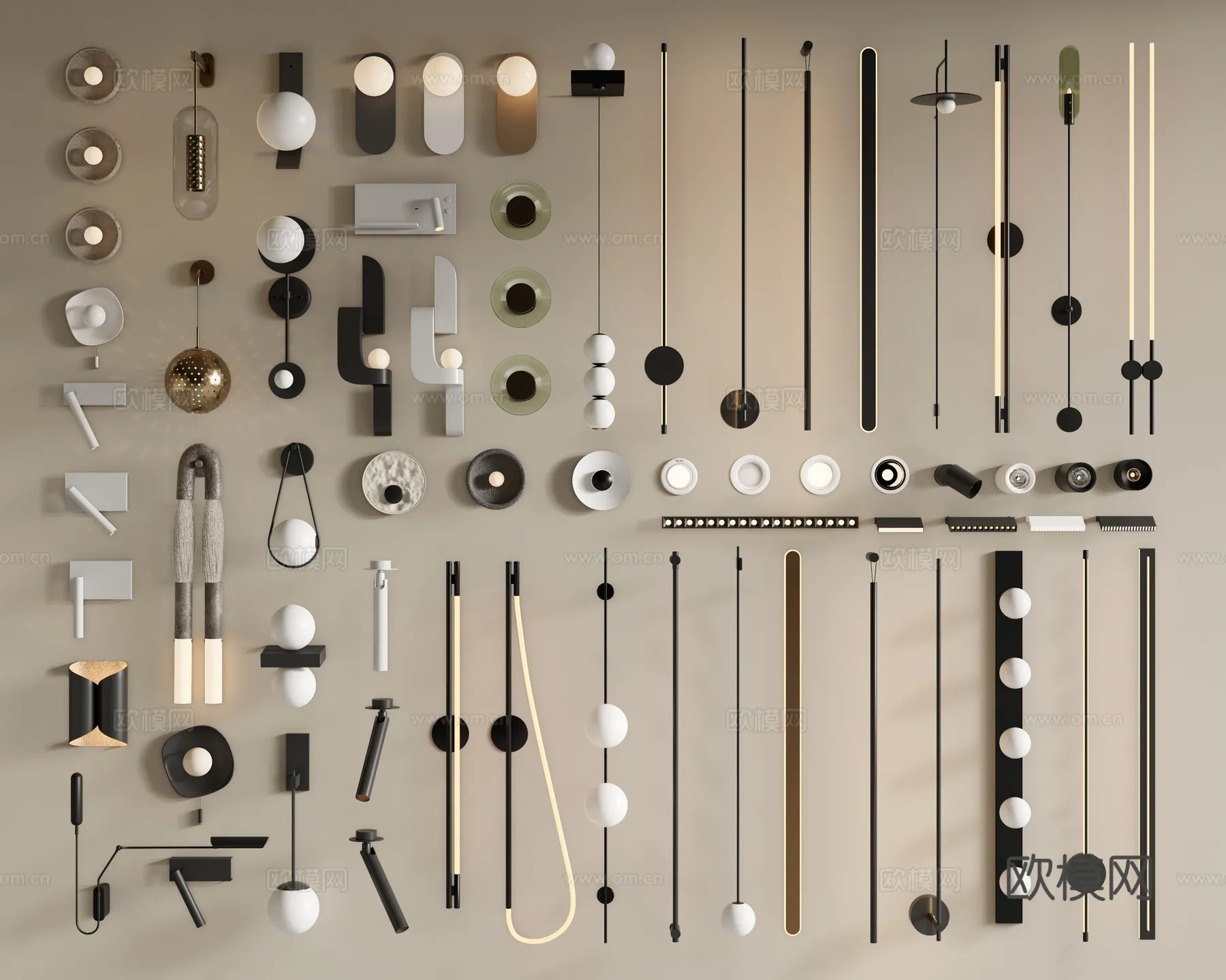 Wall Light 3D Gratis – 003 – VRAY