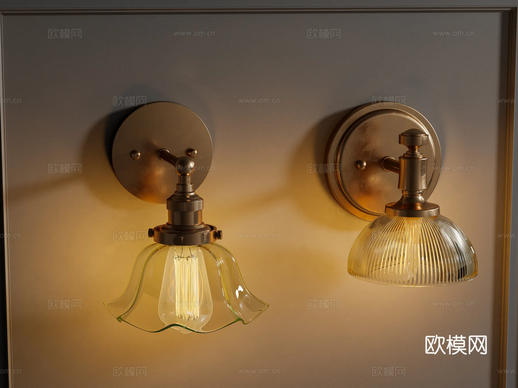 Wall Light 3D Gratis – 005 – VRAY