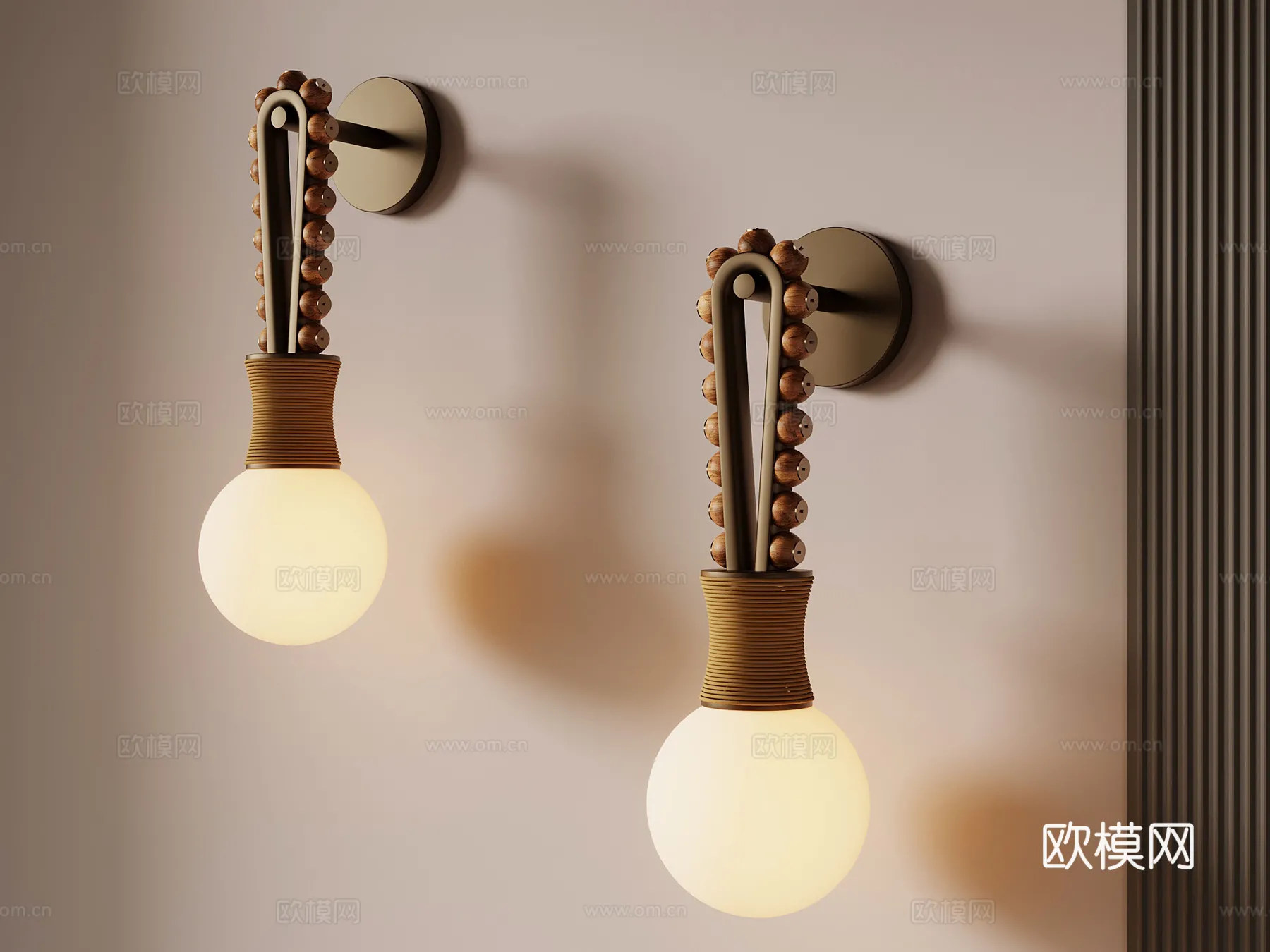 Wall Light 3D Gratis – 008 – VRAY