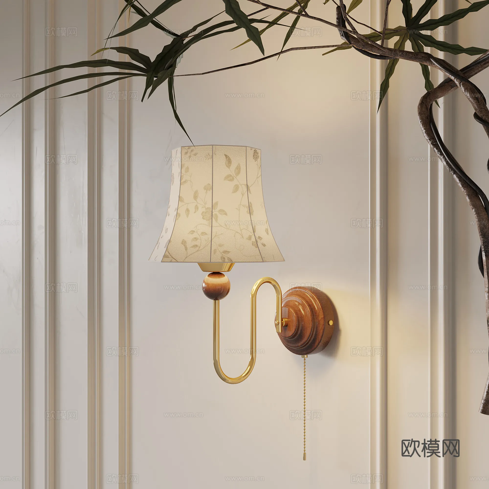 Wall Light 3D Gratis – 010 – VRAY