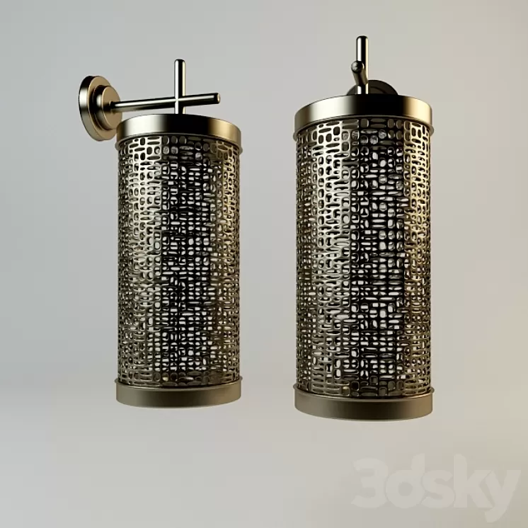 wall light coper 3D Model wall light coper 3D Model