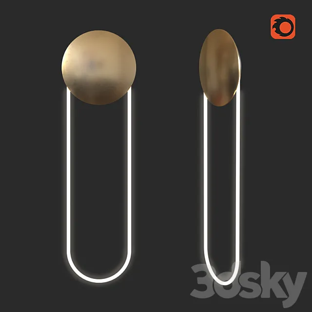 Wall Light d’Armes RA 3D Model