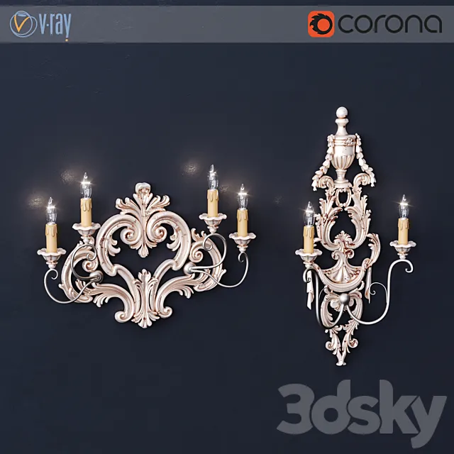 Wall light fixtures Silvano Grifoni 3D Model