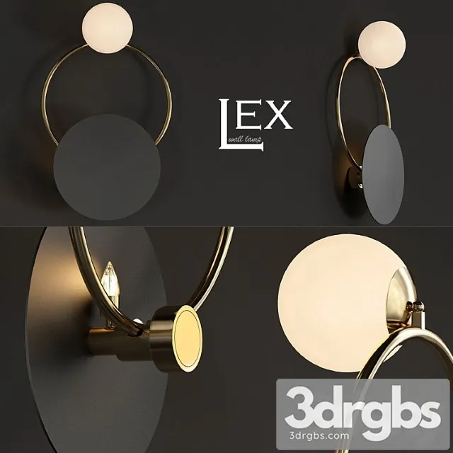 Wall light Hex 3D Model Download