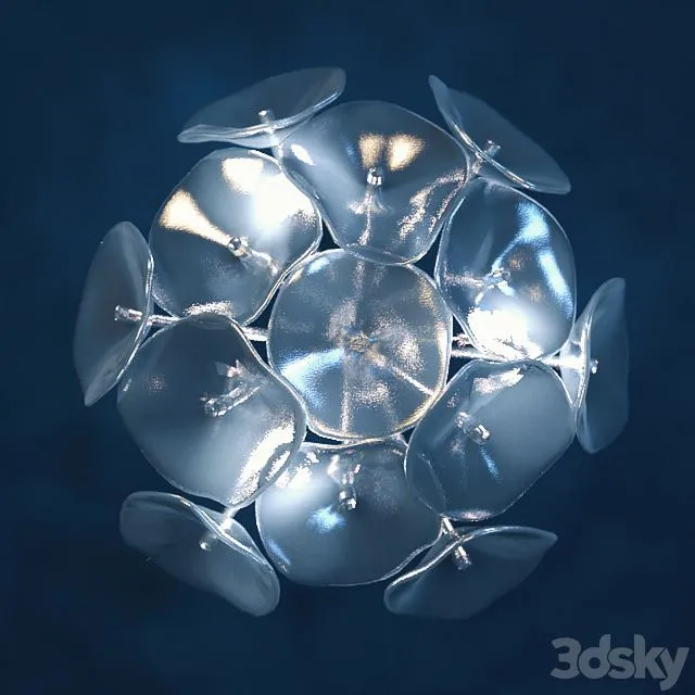 Wall light Ideal lux Ninfa PL3 3D Model