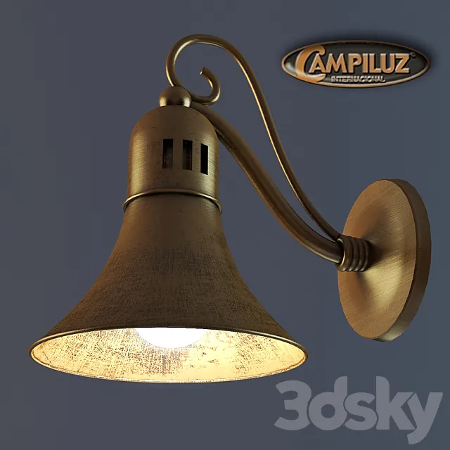 Wall light sconces _ _ Campiluz 3DModel Wall light sconces _ _ Campiluz 3DModel