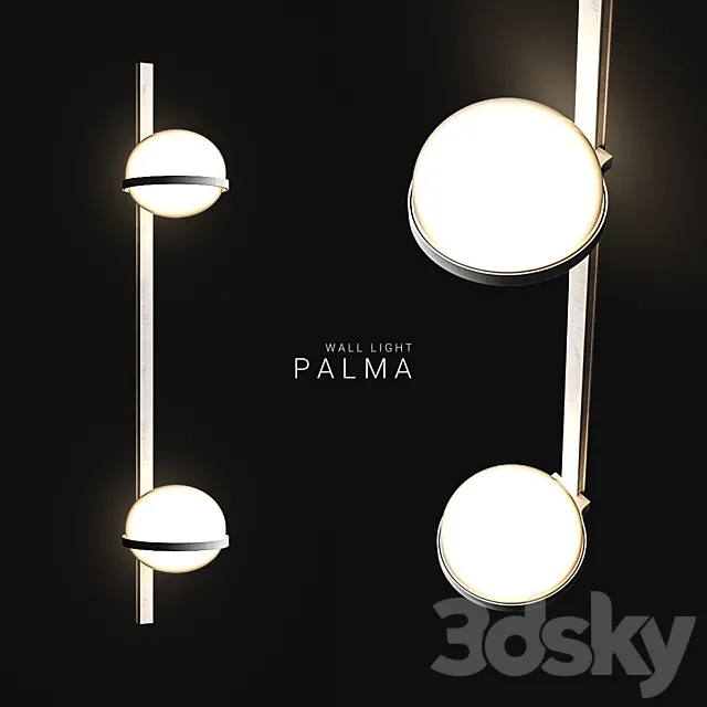 Wall light Vibia Palma 3716 3D Model