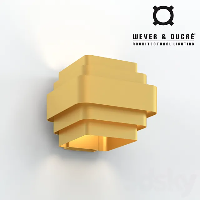 Wall light Wever Ducre JJW02 3DModel