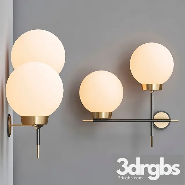 Wall lights 5 3D Model Download