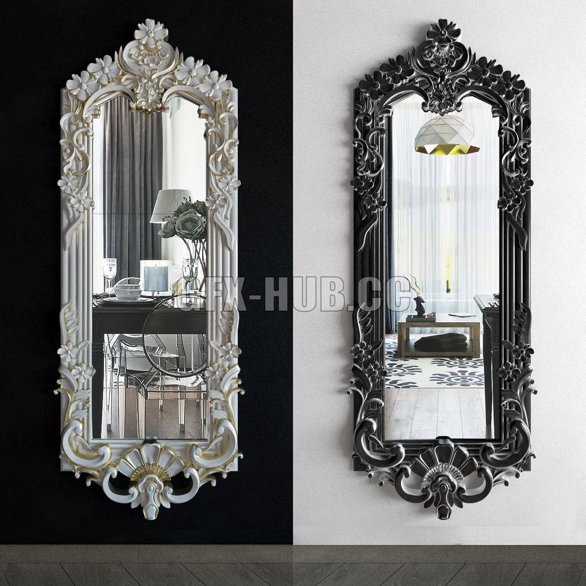 Wall mirror 3D Model